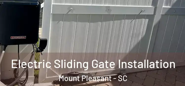  Electric Sliding Gate Installation Mount Pleasant - SC