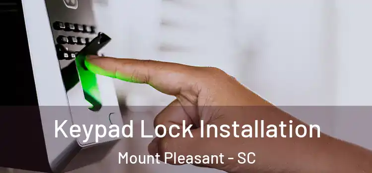  Keypad Lock Installation Mount Pleasant - SC